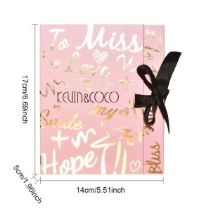 Set cosmetice Kevin&Coco, 4 Lip gloss, paleta farduri 40 culori nuante nude / rose, cutie cadou, Fara Sulfati, Pudra Compacta, Clasic, 17 x 14 x 5 cm, multicolor - Img 2