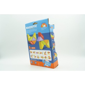 Set inteligent de constructie cu piese magnetice, Flippy, 6 piese, pentru copii, +3 ani, multicolor - Img 3