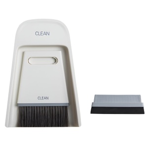 Set Mini Matura si Faras, Flippy, Uz Casnic, Doua Perii, pentru Birou, Bucatarie, Casa, 19.5x13.8x3.6 cm, Gri