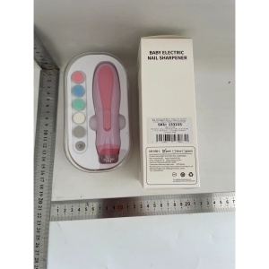 Set Pila Electrica pentru Copii si Bebelusi, Flippy, ABS, 6 Accesorii, cu Lumina LED, Roz - Img 2