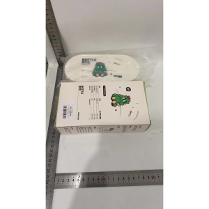 Set Portabil cu Suport de Spalare/ Uscare Biberoane, Flippy, Perii de Silicon pentru Curatarea Tetinelor, Suzetelor, Paharelor si Biberoanelor, Cutie Multifunctionala, Verde - Img 2
