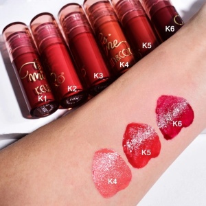 Set Rujuri de Buze Lucioase, KEVIN &amp; COCO, Be Mine 3 Culori, Lip-Gloss, 11 x 7.3 x 2.7cm, Roz-Rosu, Varianta B - Img 2