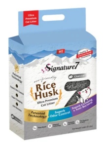Signature7 Asternut Igienic Activ Carbon Rice Husk 7 L - Img 1
