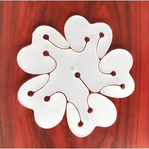 Suport pentru Baloane, Flippy, Care Formeaza o Floare, cu Doua Straturi, pentru 11 Baloane, 8x8cm, 4.6g - Img 8