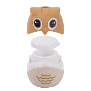 Suport pentru Scobitori, Flippy, Model Bufnita, Multifunctional, 8.3x7.8 cm, Portocaliu - Img 7