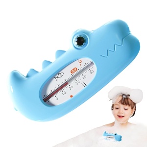 Termometru pentru Baie, Flippy, Plutitor, Rezistent la apa, Multifunctional, Model Crocodil, 2.7x6.5x3.7 cm, Albastru - Img 6