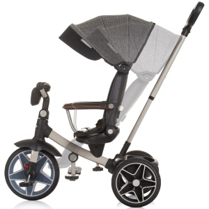 Tricicleta cu copertina si sezut reversibil Chipolino Derby granite - Img 4