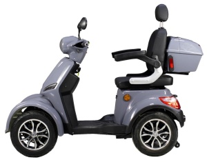 Tricicleta Electrica, FARA Permis, Volta M6, viteza maxima 25 km pe ora, Motor 1000W, Autonomie pana la 50km - Img 6