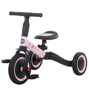 Tricicleta si bicicleta Chipolino Smarty 2 in 1 light pink - Img 1