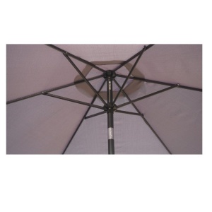 Umbrela Terasa/Gradina Flippy , Inaltime 2,5 m, Diametru 2.30 m, Manivela/Inclinare, Gri - Img 2