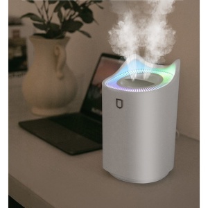 Umidificator cu duza dubla, Flippy, de capacitate mare 3L, alb - Img 2