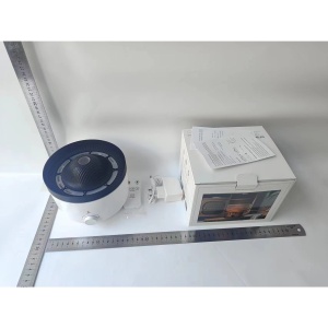 Umidificator de tip vulcan, Flippy, cu aromaterapie, cu telecomanda, 560 ml, model V21A, alb - Img 10