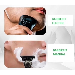 Aparat de Ras Manual, Flippy, din Otel Inoxidabil, Suport Lama + 4 Capete de Schimb Incluse, Cutie pentru Lame, Negru - Img 5