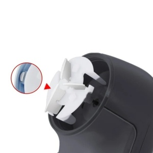 Aparat Scame si Par Haine, Flippy, Electric, USB inclus, Periuta Curatare, pentru Diferite Tesaturi, 13 x 6.8 x 5.8 cm, Negru - Img 3