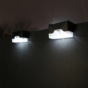 Aplica solara LED Flippy, ABS/Policarbonat, rezistenta la apa IP65, pentru trepte, borduri, terasa, 1.2V, 600mah, 7.9 x 5 cm, lumina alb rece, negru - Img 2