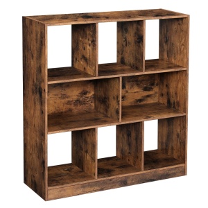 Biblioteca mini, maro, 86x28x94.5 cm - Img 1