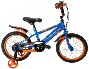 Bicicleta BRC copii 4-7 ani A1601 16'' Albastru - Img 1