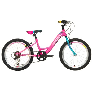Bicicleta Copii DHS Modesty - 20 Inch, Roz - Img 1