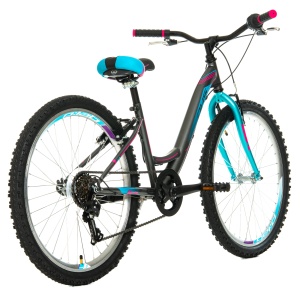 Bicicleta Copii DHS Modesty - 24 Inch, Gri - Img 2