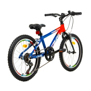 Bicicleta Copii Dhs Terrana 2023 - 20 Inch, Albastru/Rosu - Img 2
