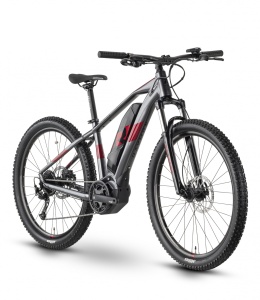 Bicicleta Electrica Raymon HardRay E 3.0 - 27.5 Inch, M, Gri-Rosu - Img 5
