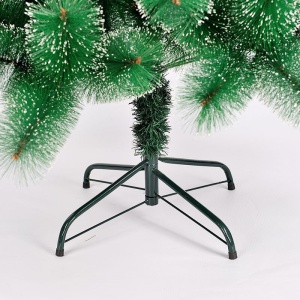 Brad artificial de Craciun tip pin nins, pentru interior/exterior, inaltime 180 cm, Flippy, verde, suport metalic inclus - Img 4