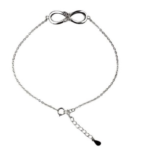 Bratara Argint 925, Infinit cu Fluture - Img 3