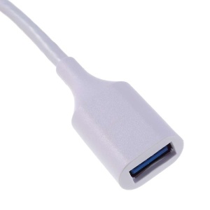 Cablu OTG USB 3.1 USB Type-C to USB A 18 cm Flippy, Alb - Img 5