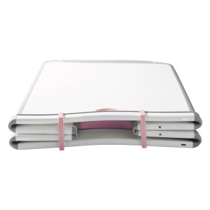 Cada Pliabila pentru Baie, Flippy, din PP+TPE, pentru Copii +6 Luni, Model Ursulet, Scaun de Interior, Detasabil, 82 x 50 x 54 cm, Roz - Img 3