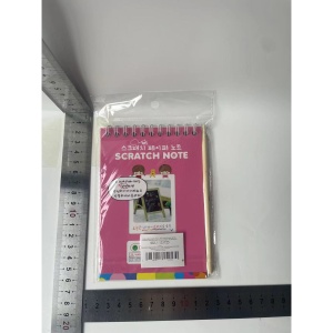 Caiet cu fise razuibile Flippy, DIY Magic Scratch, 12 File, Curcubeu, Creion din Lemn, Cartonase negre, A6, Multicolor - Img 6