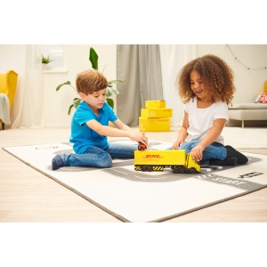Camion Dickie Toys DHL Heavy Truck 35 cm cu lumini si sunete - Img 10