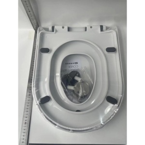 Capac de Toaleta cu Reductie 2 in 1, Flippy, pentru Copii si Adulti, Coborare Lenta si Silentioasa, Instalare Usoara, din PP5 , in Forma de O, Alb - Img 5