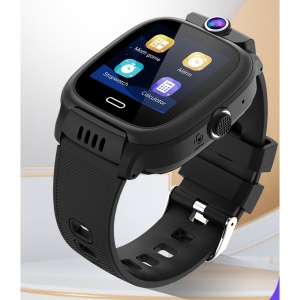 Ceas Smartwatch Flippy, Pentru Copii, Model Y36, cu Functie Telefon, 4G, Localizare LBS, Istoric Traseu, Monitorizare Spion, Apel Video, Rezistent la Apa, Negru - Img 3