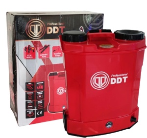 *Cel mai bun pret* Pompa de stropit cu acumulator DDT Profesional 16 L, 12 V, 2.3 MPA, Complet accesorizata