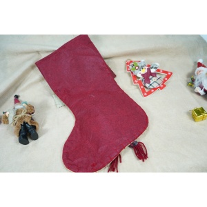 Ciorap Cadouri, Flippy,cu model om de zapada,crem, marimea 20x40 cm, textil, interior - Img 5