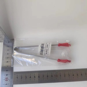 Cleste Creativ pentru Mancare, Flippy, Model Manusi din Silicon, 14.5x3 cm, Rezistent la Temperaturi Inalte si Coroziune, Rosu - Img 2