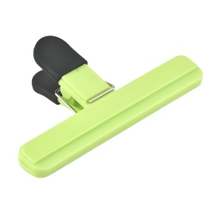 Cleste Multifunctional pentru Sigilarea Pungilor, Flippy, din Plastic, Mentine Alimentele Proaspete, 15x7.5 cm, Verde - Img 1