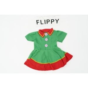 Costum Spiridus, Flippy, Fete, 4-6 ani, Verde, Poliester - Img 2
