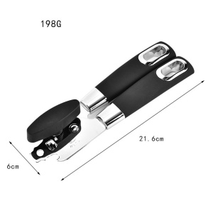 Desfacator de conserve multifunctional Flippy, Otel inoxidabil, Maner antialunecare, ergonomic, rezistent la rugina, usor de utilizat, 21.6 x 6 cm, argintiu - Img 9