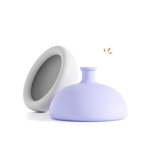 Dispozitiv Terapeutic Sputa, Flippy, Cupa pentru Terapie Toracica, Dispozitiv de Eructare, pentru Adulti si Copii, 10 x 6.5 cm, din Silicon, Transparent - Img 4