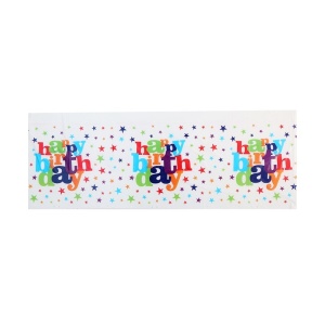Fata de Masa Dreptunghiulara, Flippy, Colectia Happy Birthday, 180 x 108 cm, din Plastic PE, Impermeabila, Multicolor - Img 1