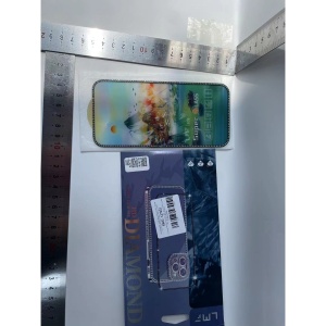 Folie de Protectie, Flippy, pentru iPhone 15 Pro, Tempered Glass 2.5 cu Pietricele, ESD, HD, Transparent - Img 4