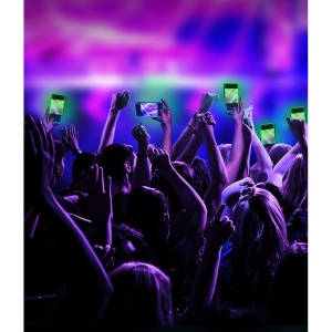 Folie de Sticla Securizata pentru Apple iPhone 15, Flippy, Luminous, Margine Fosforescenta Neon din Silicon, Mat, Anti-Amprenta, Protectie Completa, 9H, Albastru - Img 6