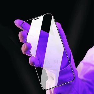 Folie ecran Flippy pentru iPhone 14 Plus/ iPhone 13 Pro Max, Sticla ESD, Top Glass, Anti-static, Negru - Img 8
