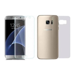 Folie Plastic Samsung Galaxy S7 Edge Fata-Spate Transparent - Img 2