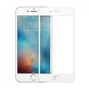 Folie Sticla Apple iPhone 7 Plus Full Face Alb - Img 1