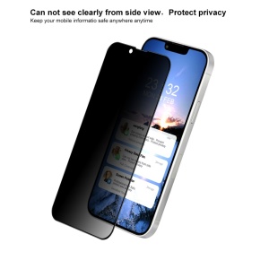 Folie Sticla securizata Flippy® compatibila cu Samsung A22 5G Full Glue Privacy Negru - Img 3