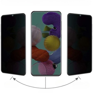 Folie sticla securizata Flippy compatibila cu Xiaomi 12T / 12 T Pro, Full Glue, Privacy, Negru - Img 2