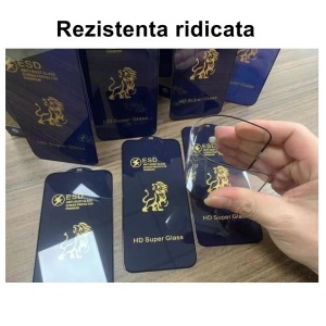 Folie Sticla securizata Flippy compatibila cu Xiaomi Redmi Note 12 Pro 5G Full Sticla ESD, Top Glass, Anti-static, Negru - Img 4