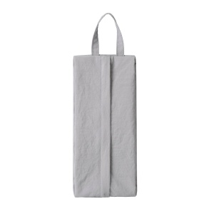 Geanta de Depozitare, Flippy, Pentru Haine Mici, Lenjerie, Sosete, Cosmetice, Impermeabila, cu Maner, 10x20x3 cm, Gri - Img 4